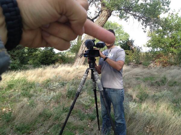 TomsWildLife's tweet photo. Been filming new episodes for the NEW SHOW on Sportsman Channel.
@tmkansas just pissed himself, Among other things. http://t.co/fBaHBptJPq