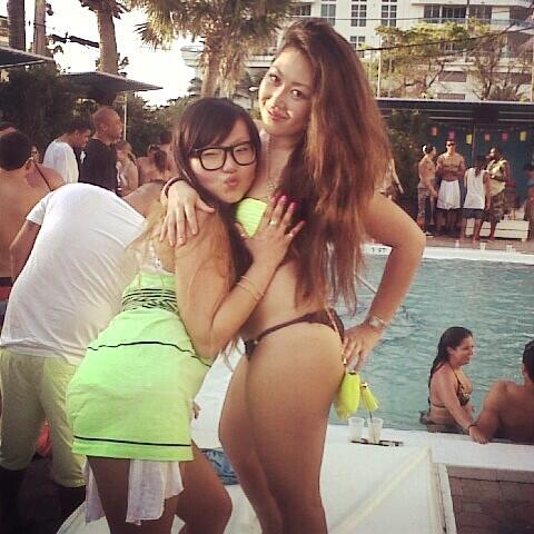 Rurina on X: #poolparty #party #miami #fll #florida #asian #girls #bikini   / X