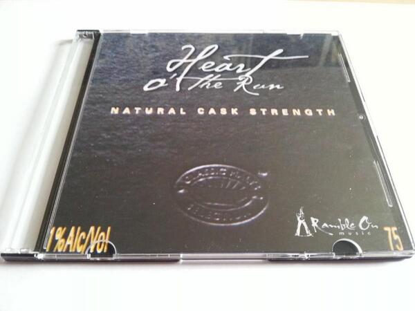Look what dropped through the mailbox; CD artwork for "Natural Cask Strength" #HeartOtheRun @ReidKerrMusic #NewMusic
