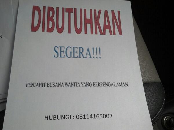 need now, urgent, tolong bantu di RT @MksPromo