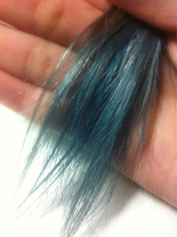 佐々木彩乃 Na Twitteru カラーバターをシャンプーに混ぜてシャンプーしただけで一瞬で色が入りすぎた いやいやいやいやーー流石に真っ青すぎる ｗどしよ Http T Co 9mobok3ojp