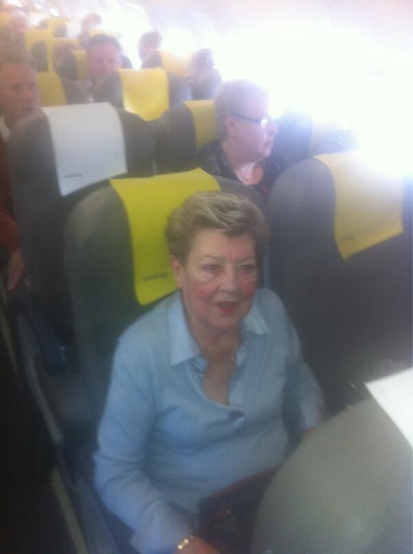 Trots op mijn lieve Oma , samen op weg naar #alicante