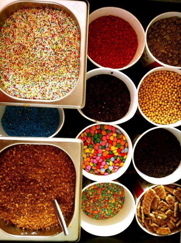 Wij hebben ook een ruime keus aan toppings!