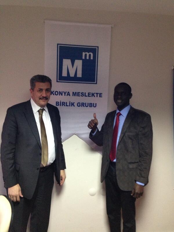 Senegalli muhammetten konya meslekte birlik e destek