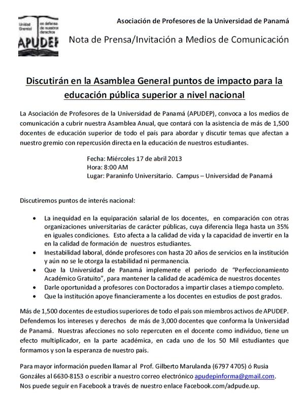 APUDEP tweet picture