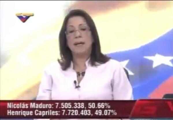 soyfdelrincon's tweet photo. Y este error? En el canal oficial del gobierno venezolano? #RT http://t.co/7prwduau4q
