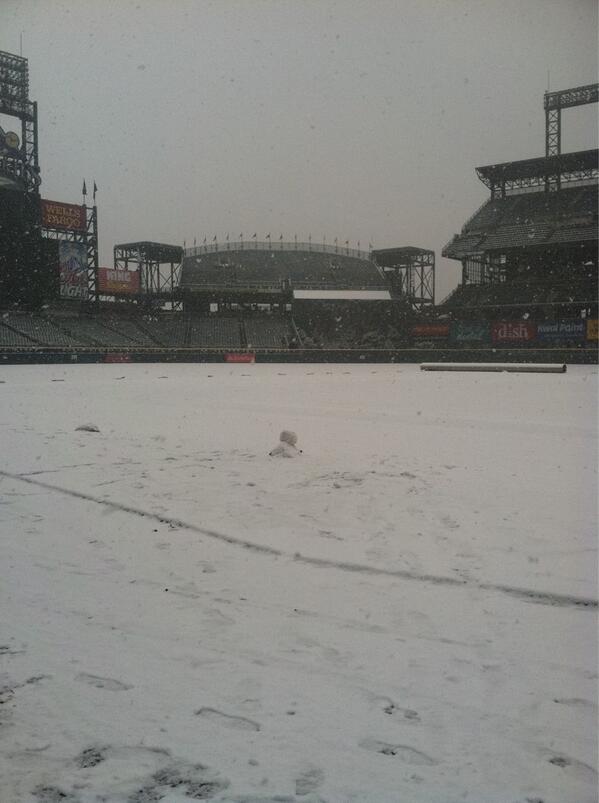 Coors Field at 3 PM. Bart Starr will pitch for Rockies tonight. We are calling up YA Tittle to pitch.