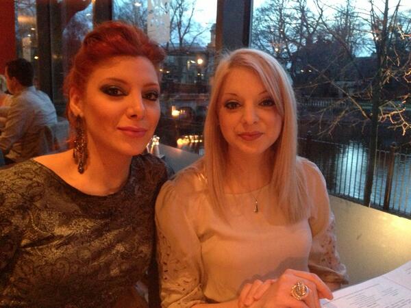 emilie86d's tweet photo. @EgoLichfield fabby birthday meal with the family &amp; they've made the table pretty 'coz i'm such a regular http://t.co/H7ZoJ6cY95