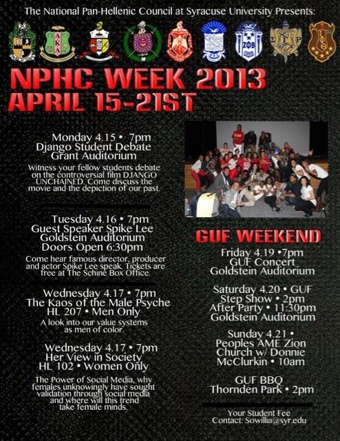 King_Jay124's tweet photo. NPHC Week! Come out to all our events during the week. Epic week and weekend this year! http://t.co/8Di8tC9jp0