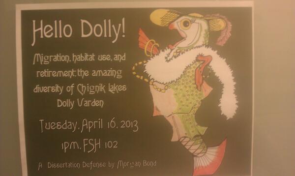 SalmonSci's tweet photo. Possibly the most creative dissertation announcement poster we've ever seen http://t.co/q8FjFzo5E3