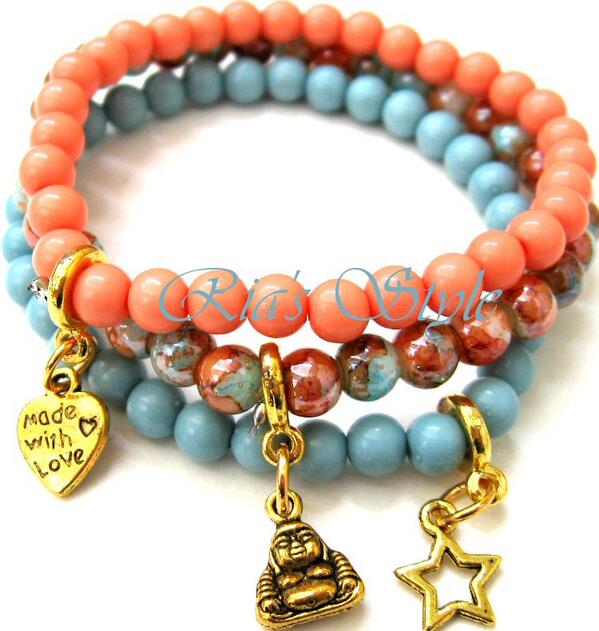 RiasStyle's tweet photo. Set van 3 armbandjes in vrolijke kleurtjes. http://t.co/jSzh4pqMCU http://t.co/PVCa57tSNg