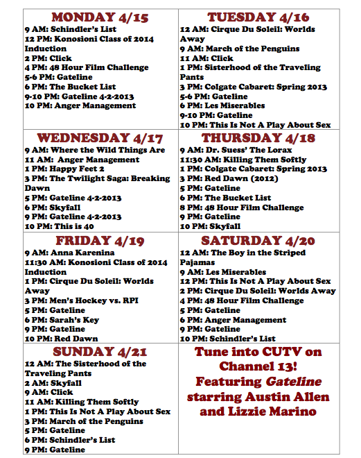 CUTV13 tweet picture