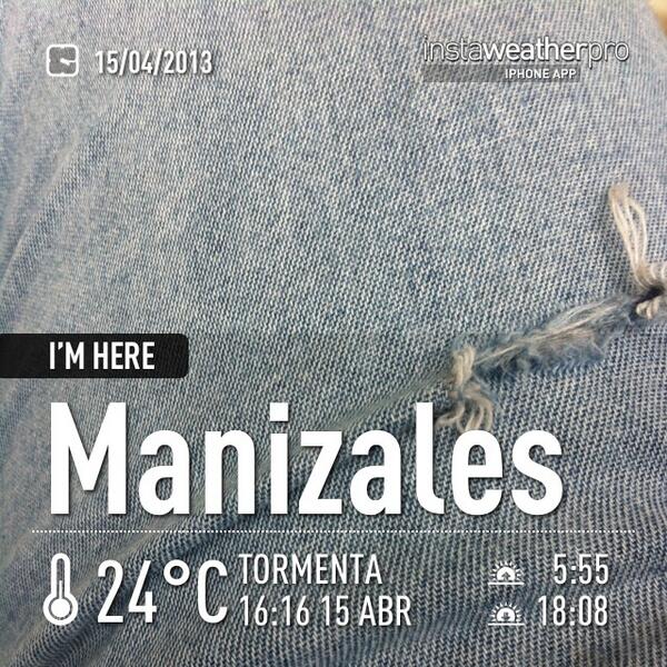 #instaweatherpro app instaweather.me/r/iwf/ #weather now in #Manizales