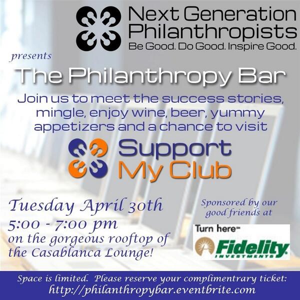 NextGenAZ's tweet photo. Join us for our #Philanthropy Bar in two weeks! Tickets are free, but space is limited so reserve your seat today! http://t.co/1T35cbdSiY