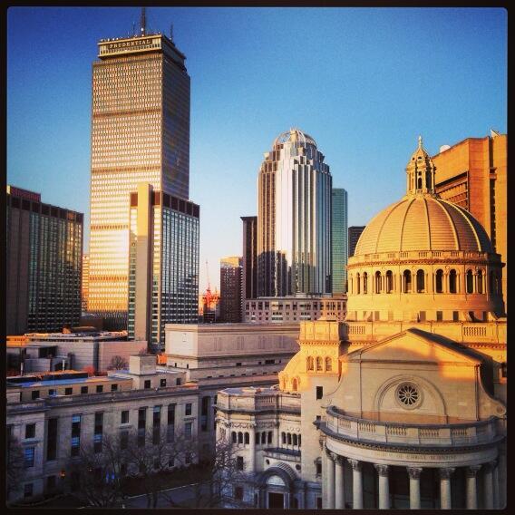 Beautiful Boston Sunset Tonight After our Darkest Day - "Say a prayer for Boston tonight"  (pic <a href="/berkie1/">Jonathan Berk</a>)