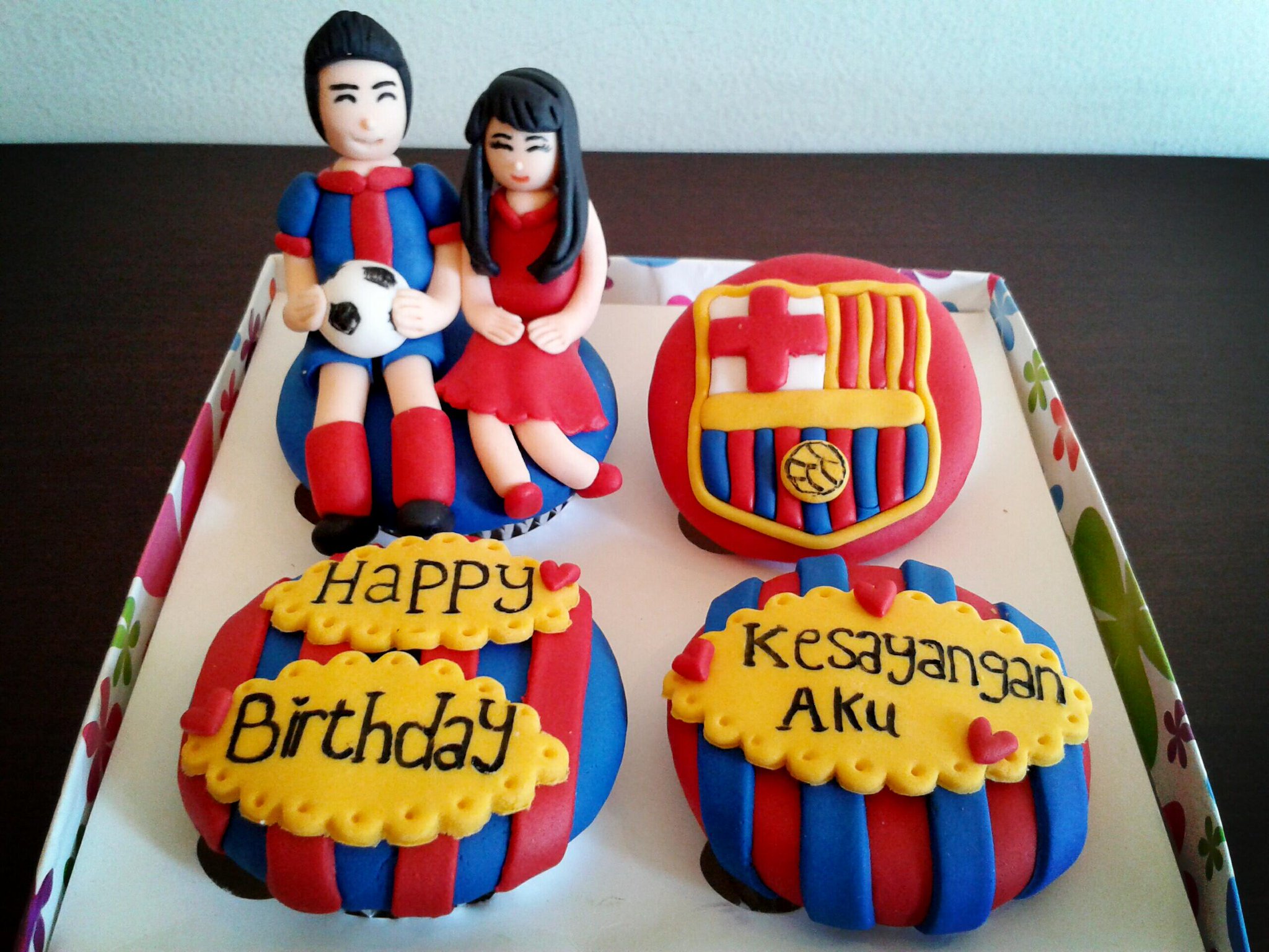Lins Cupcakes Sur Twitter Cupcake Birthday Tema Barca Barca Cupcake Bekasi Http T Co D128ibbgps