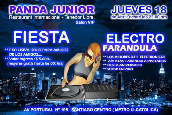 kenderjfuentes's tweet photo. preparando mi Fiesta de Aniversario. "ELECTRO FARANDULA" Panda Junior.Jueves 18 http://t.co/mYWa2ZqR56