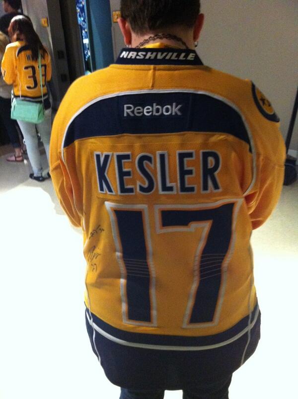 pauljauhal's tweet photo. After two goals against the Predators tonight, this is kind of fitting. (It's Kes' cousin!) http://t.co/7H11kofVJx” @SukhiDhanda