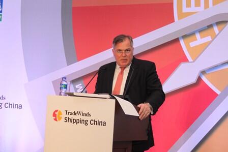 Look to your crew first for energy efficiencies on vessels, says V Ships' Bob Bishop #shippingchina
