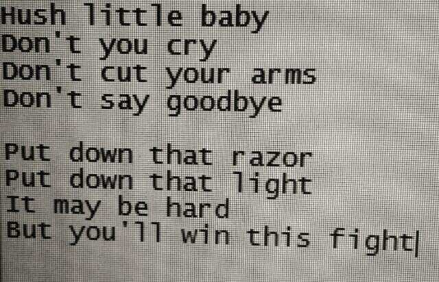 Depression Quotes Hush Little Baby Http T Co Xvidc1ti8i Twitter
