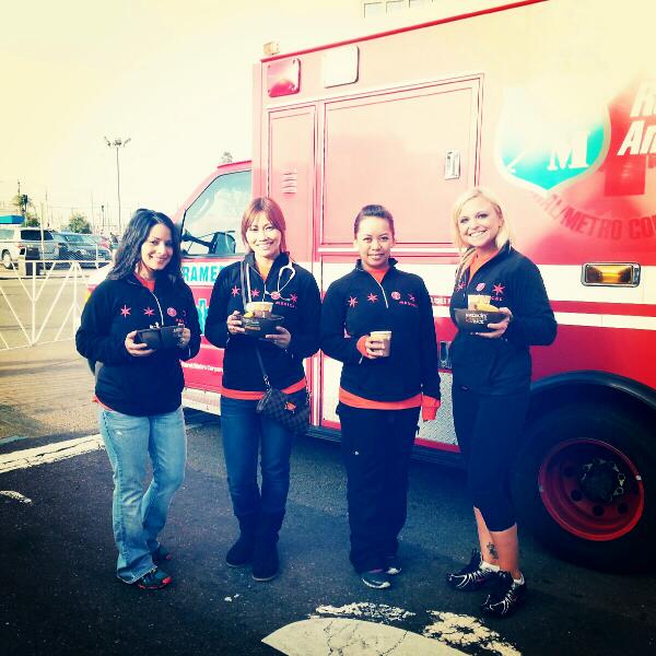 Medical team at the Hot Chocolate 5k/10k SD.