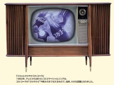 スカッとさわやか」は、日本でのコカ・コーラ初のテレビCM（1962年）で