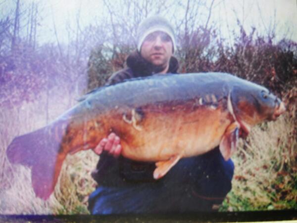 I have only just gone and landed PAW PRINT 32lb 1oz on the match pit one of the A Team fish.  #happyfuckingdays :-)