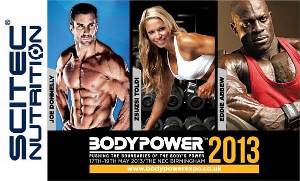 BodyPowerExpo's tweet image. Check out the @teamscitec athletes appearing at BodyPower this year! @JoeDonnellyFit @eddiethesavage &amp;amp; Zsuzsi Toldi