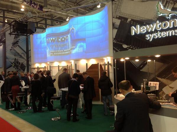 dreamlaser_'s tweet image. @MosBuild Videoinstallation with 3D-mapping technology by #DreamLaser for Newton Systems company on #mosbuild2013