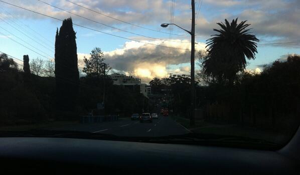 TotallyAmusing's tweet image. After hearing all about North Korea today...Driving home from work, I thought shit finally went down