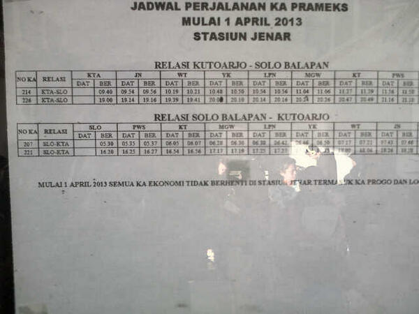 PRAMEKERS's tweet photo. Jadwal http://t.co/D9ifIx25u9