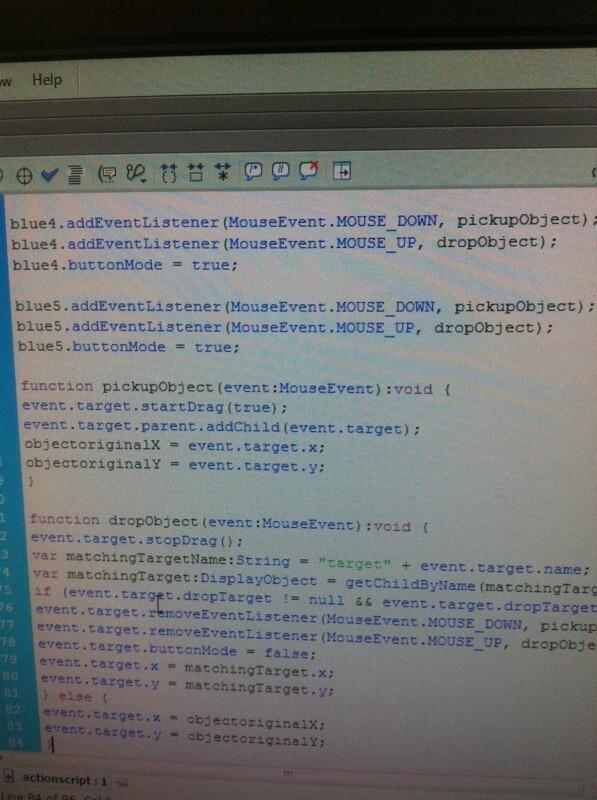 Powell_Matthew's tweet image. Unbelievably bored of doing this now #flash #actionscript3