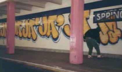 GraffLegend's tweet image. Es mas conocido por sus bombardeos que por hacer piezas increíbles, pero podía llegar a cualquier lado.