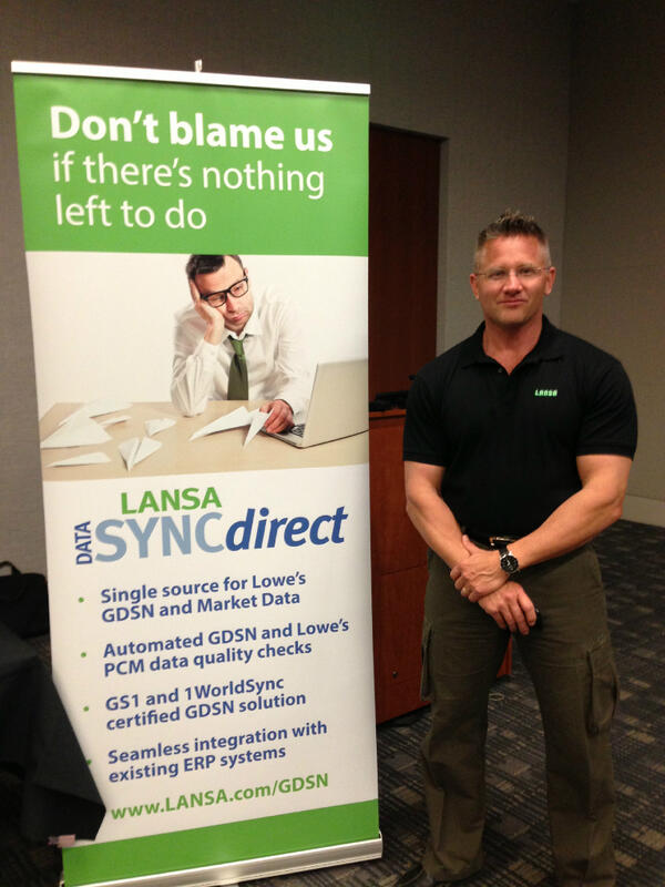 LANSA's tweet image. We&apos;re happy to be at the @Lowes Vendor Forum discussing #GS1 and #1WorldSync certified #GDSN solutions.