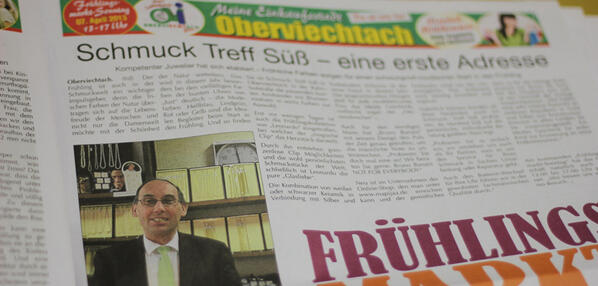 DerSchmuckTreff's tweet photo. Der Schmuck-Treff in OVI aktuell auf Seite 7! Besuchen Sie uns doch zum Frühlingsmarkt-Sonntag am 7.4. #Oberviechtach http://t.co/P38Xn6ZvMj