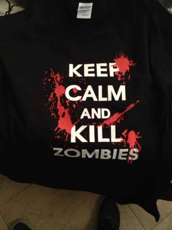 gary_xavier05's tweet image. New t-shirt!!! LOVE IT! #walkingdead #keepcalm #killzombies