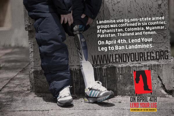 #remangate today is National Land Mine awareness day. #Nomorelandmines #latism #ULPNetwork @PorColombia @ImpactoNY