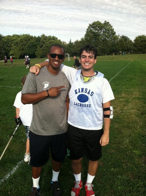 Bringing back the old memories of two neat dudes just hanging out at the esb fall faceoff #tbt #KULax