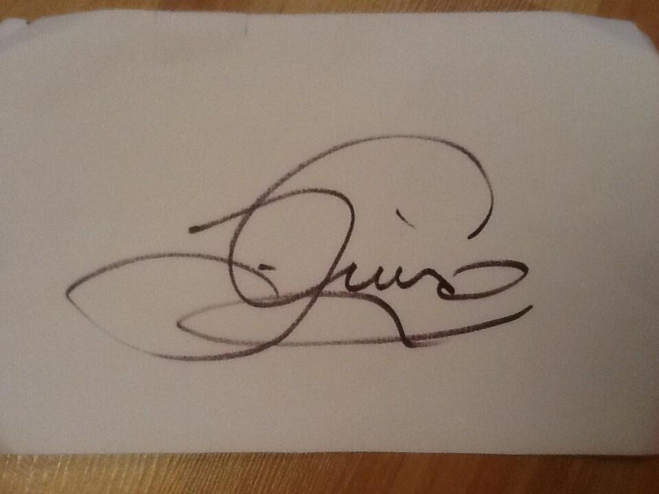 Twitter / 98Gaeta: Got @TomCruise autograph today ...