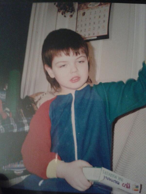 #throwbackthursdays rockin the #mullet #onesie #bornstoner #deadly