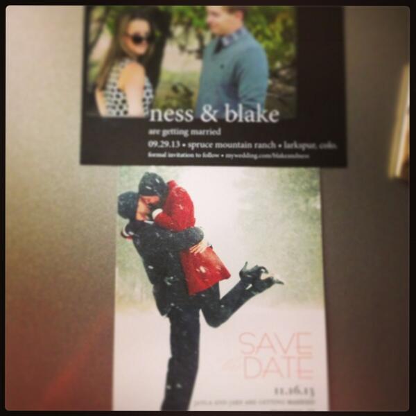 megcoffey21's tweet image. Oh ya know just adding another beautiful save the date to the fridge #internclass #loveit  #cantwait @vansky86
