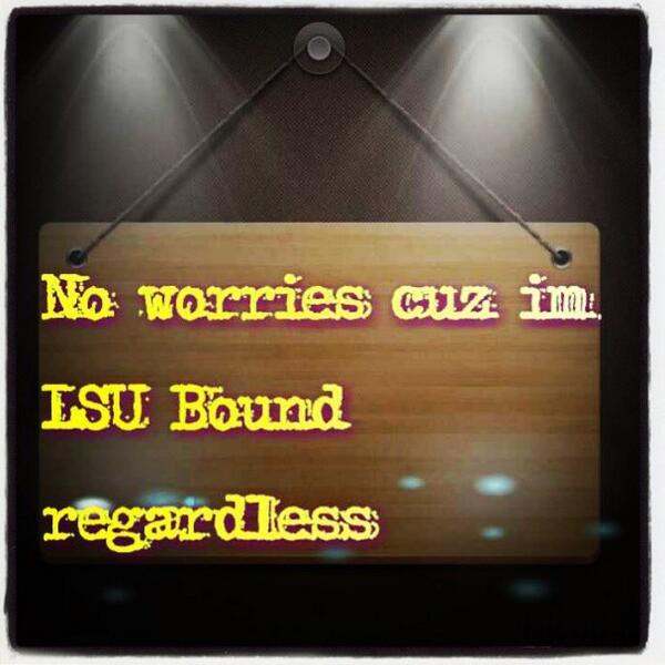 TimQuarterman1's tweet image. #LSUBound