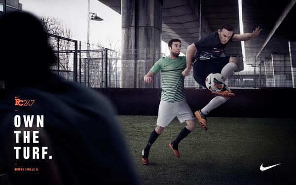 WayneRooney's tweet photo. Dominate under pressure. Demand the ball in tight situations. @NikeFootball #myground http://t.co/FVBD0dpSnA