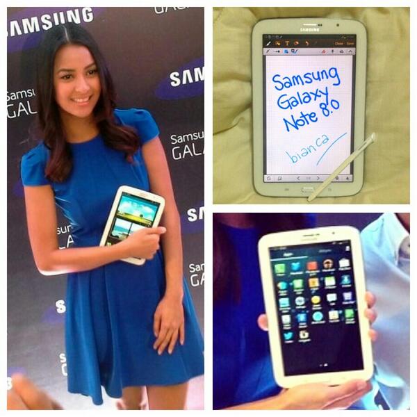 iamsuperbianca's tweet photo. Extremely proud to share that I'm the new SAMSUNG endorser! This is the amazing #SamsungGalaxyNote8! @SamsungMobilePH http://t.co/46JPmfRAsZ