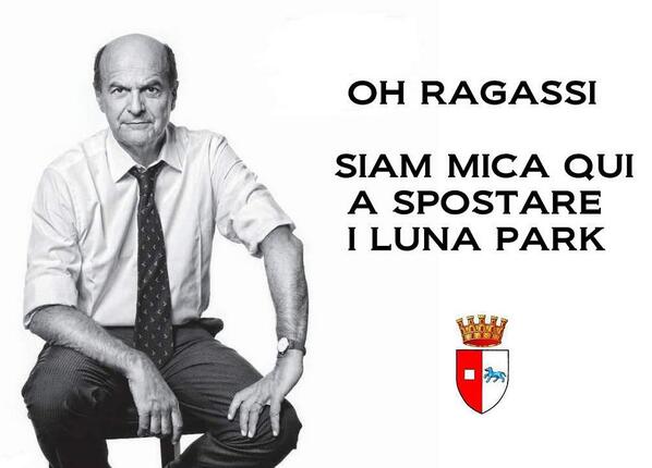 Prosegue l'ironia su Persone Sole a cui la Vita non ha Sorriso #piacenza #lunapark #bersani