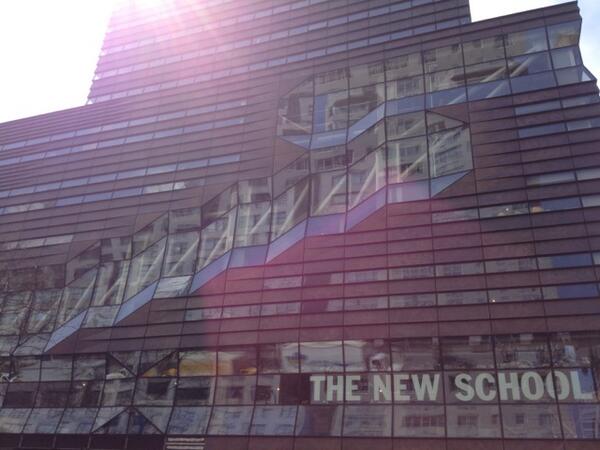 CODEprogram's tweet image. 【from PARSONS】After one week of spring break, it became much warmer in NY. #code2012