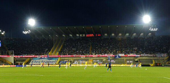 8000 Birmingham fans in Bruges 2011. #BCFC