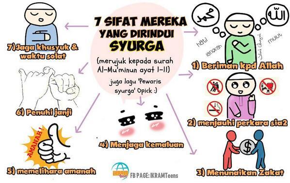 ManusiaPutih6's tweet photo. 7 sifat mereka yang dirindui syurga :) http://t.co/ISNdPhgXL4