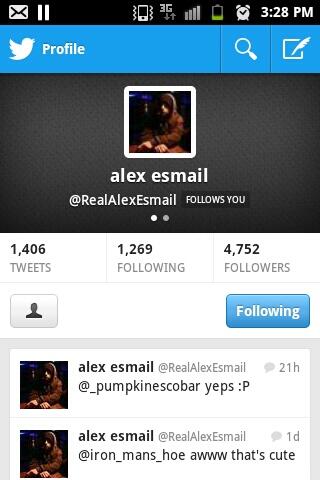 MeghanMurphy73's tweet photo. This day was the best day of my life! He followed me in 2012...#AlexEsmail =')<3: http://t.co/gfVngGUgIW