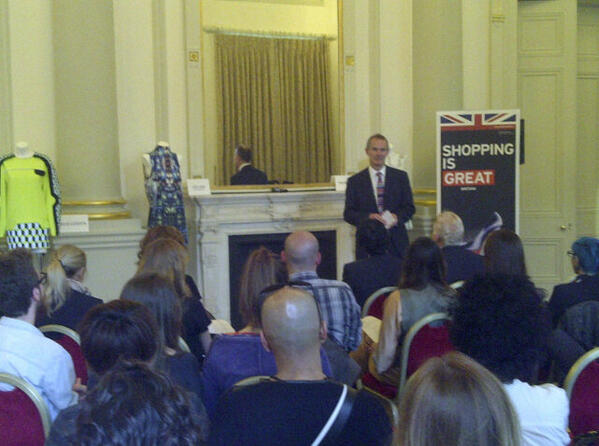 hafize's tweet photo. British Consul-General @LeighTurnerFCO speaking at UK-Turkey fashion event http://t.co/nU4vUr8JJp